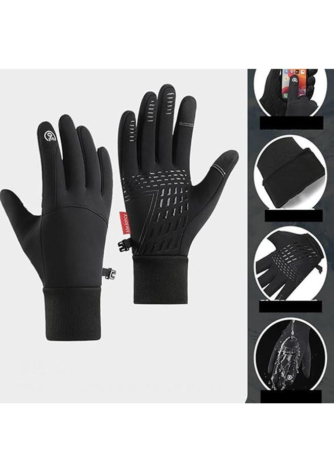 Windproof Winter Gloves for Men Women Cold Weather Touchscreen for Ski/Snow/Drive/Snowboard/Run/Cycling - Image 2
